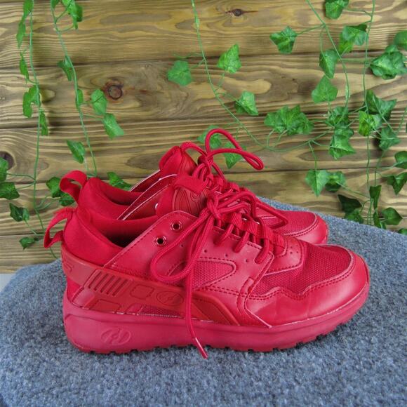 Heelys Sneaker Boys Y‎ 3 Medium Athletic Red Synthetic Lace Up - Picture 3 of 6